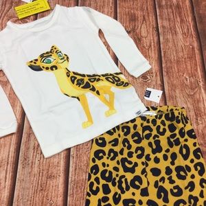 GAP Pajamas - Baby Gap 6 12 18 Month Lion Guard Cheetah Pajamas GAP Pajamas - Baby Gap 6 12 18 Month Lion Guard Cheetah Pajamas